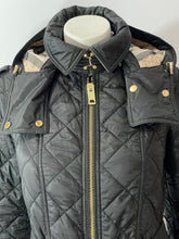 Load image into Gallery viewer, Burberry Finsbridge Black Quilted Jacket