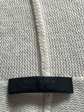 Load image into Gallery viewer, The Row Cream Cashmere Belted Sweater