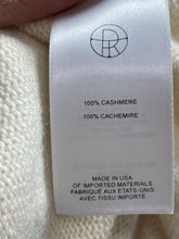 Load image into Gallery viewer, The Row Cream Cashmere Belted Sweater