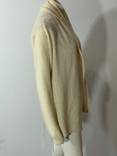 Load image into Gallery viewer, The Row Cream Cashmere Belted Sweater