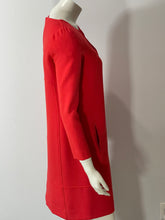 Load image into Gallery viewer, Lela Rose Red Crepe Shift Dress