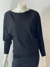 Load image into Gallery viewer, Lanvin Black Dolman Sleeve Sweater