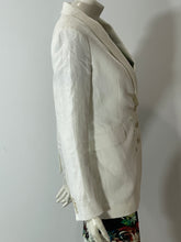 Load image into Gallery viewer, Theory White Linen Blazer