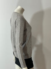 Load image into Gallery viewer, Vince Gray Cashmere V-Neck Sweater