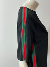 Load image into Gallery viewer, Gucci Black Short Sleeve Tunic Dress