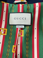 Load image into Gallery viewer, Gucci Navy Grosgrain Trimmed Cady Blazer