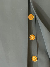 Load image into Gallery viewer, Gucci Navy Wool & Leather Horsebit Mini Skirt