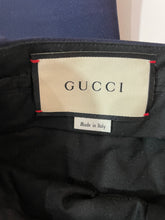 Load image into Gallery viewer, Gucci Navy Grosgrain Trim Pants