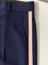 Load image into Gallery viewer, Gucci Navy Grosgrain Trim Pants