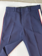 Load image into Gallery viewer, Gucci Navy Grosgrain Trim Pants