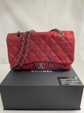 Load image into Gallery viewer, Chanel Classic Red Single Flap Double Compartment Handbag
