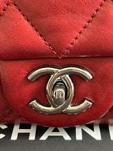 Load image into Gallery viewer, Chanel Classic Red Single Flap Double Compartment Handbag