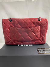 Load image into Gallery viewer, Chanel Classic Red Single Flap Double Compartment Handbag