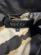 Load image into Gallery viewer, Gucci Black Leather Moto Jacket