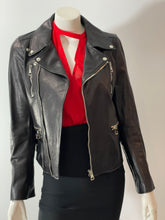 Load image into Gallery viewer, Gucci Black Leather Moto Jacket