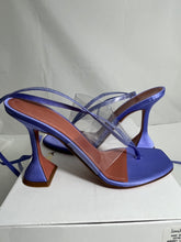 Load image into Gallery viewer, Amina Muaddi Zula Crystal Lace up Sandals