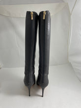 Load image into Gallery viewer, Jimmy Choo Gray Leather Knee High Boots