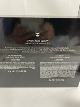 Load image into Gallery viewer, Chanel 2021 Swipe & Glow Highlighter Lip Set PVC Cosmetic Pouch