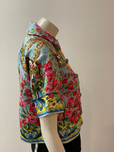 Load image into Gallery viewer, Dolce & Gabbana Multi-Color Printed Cropped Jacket