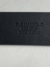Load image into Gallery viewer, Chanel Black Leather Belt With Gold/Silver/Ruthenium Buckle