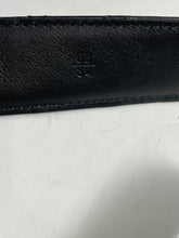 Load image into Gallery viewer, Chanel Black Quilted Leather Belt With Gold Black Leather Buckle