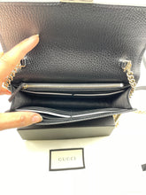 Load image into Gallery viewer, Gucci Black WOC Crossbody Clutch Bag
