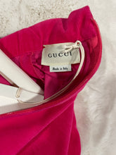 Load image into Gallery viewer, Gucci Hot Pink Corduroy Dress