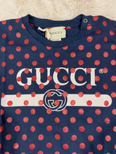 Load image into Gallery viewer, Gucci Navy Blue Long Sleeve Tee Shirt
