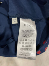 Load image into Gallery viewer, Gucci Navy Blue Long Sleeve Tee Shirt