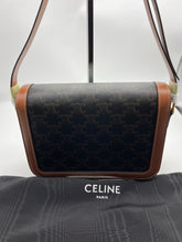 Load image into Gallery viewer, Celine Classic Triomphe Canvas Calfskin Crossbody Bag