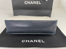 Load image into Gallery viewer, Chanel Vintage 1990s Lambskin Single Flap White/Navy Handbag