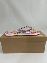 Load image into Gallery viewer, Christian Louboutin Spike Multicolor Flip Flops