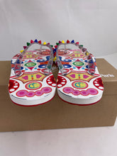 Load image into Gallery viewer, Christian Louboutin Spike Multicolor Flip Flops