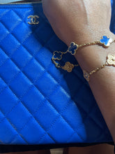 Load image into Gallery viewer, Chanel Blue Medium O case Clutch