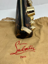 Load image into Gallery viewer, Christian Louboutin Leopard Leather Zip Cosmetic Clutch