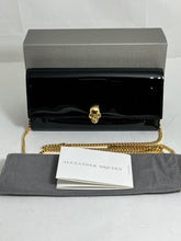 Load image into Gallery viewer, Alexander Mcqueen Black Patent Leather Crossbody Bag
