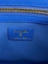 Load image into Gallery viewer, Chanel Blue Medium O case Clutch