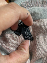 Load image into Gallery viewer, Chanel Cashmere Silk Metallic Wrap Scarf