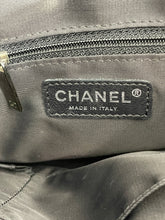 Load image into Gallery viewer, Chanel Black Paris Biarritz Coated Canvas Tote Handbag