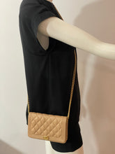 Load image into Gallery viewer, Chanel 19 Beige Caviar GHW Boy WOC Crossbody Bag
