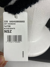 Load image into Gallery viewer, Chanel Black Cashmere With White Trim Headband