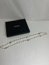 Load image into Gallery viewer, Chanel CC Pearl 5 CC Silver Classic Necklace