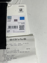 Load image into Gallery viewer, Chanel Blue Caviar Medium Folding Wallet