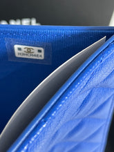 Load image into Gallery viewer, Chanel Blue Caviar Medium Folding Wallet