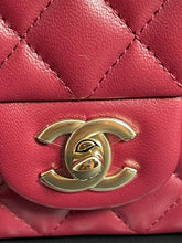 Load image into Gallery viewer, Chanel Classic Burgundy Mini Rectangle Top Handle Handbag