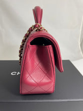 Load image into Gallery viewer, Chanel Classic Burgundy Mini Rectangle Top Handle Handbag