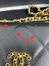 Load image into Gallery viewer, Chanel 19 Black Quilted WOC Crossbody Bag
