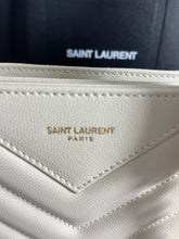 Load image into Gallery viewer, Saint Laurent YSL Tribeca White Tote Bag