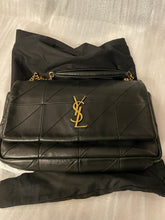 Load image into Gallery viewer, Saint Laurent YSL Black Patchwork Crossbody Bag