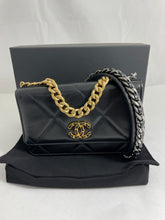 Load image into Gallery viewer, Chanel 19 Black Quilted WOC Crossbody Bag